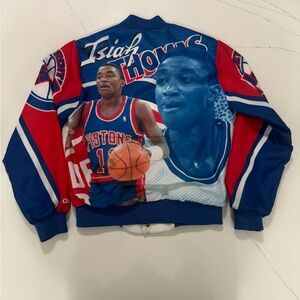 🔥 Vintage Isiah Thomas Detroit Pistons Jacket 🔥
